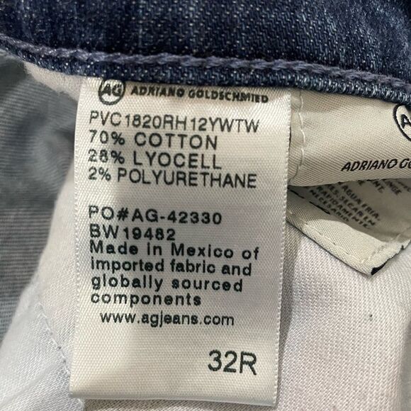 AG The Prima Cigarette Roll Up Jeans Size 32 R - Picture 6 of 6
